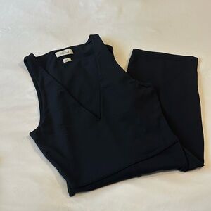 Babaton Contour V-Neck Black Jumpsuit